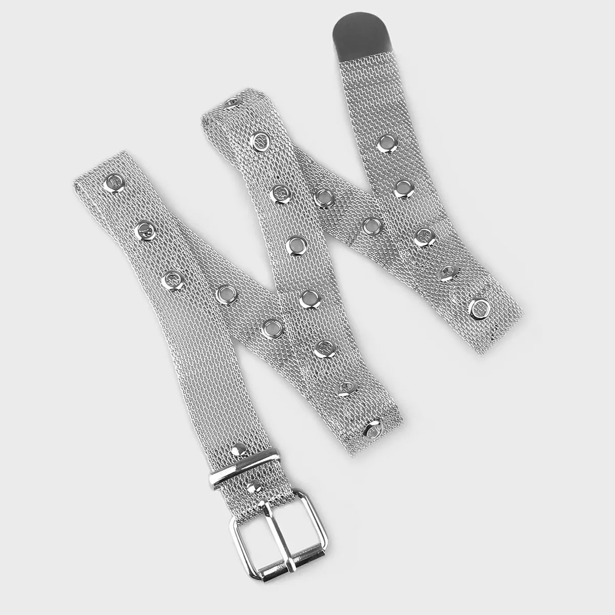 Metal chain belt