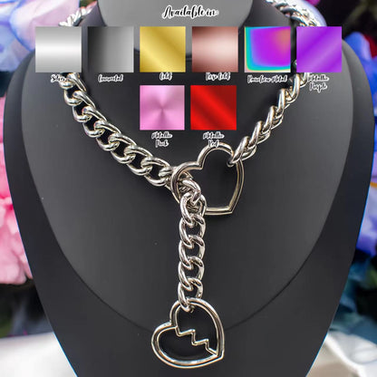 Metal chain necklace