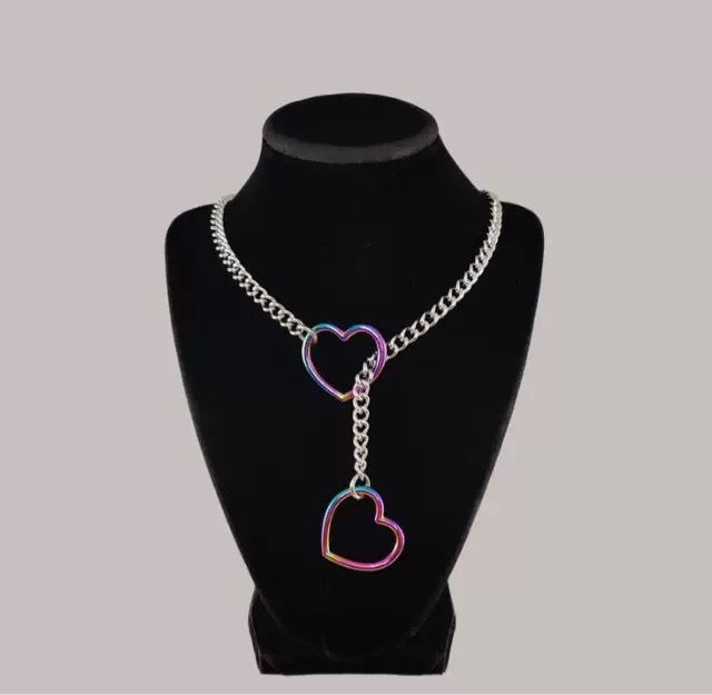 Metal chain necklace