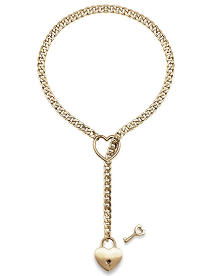 Metal chain necklace