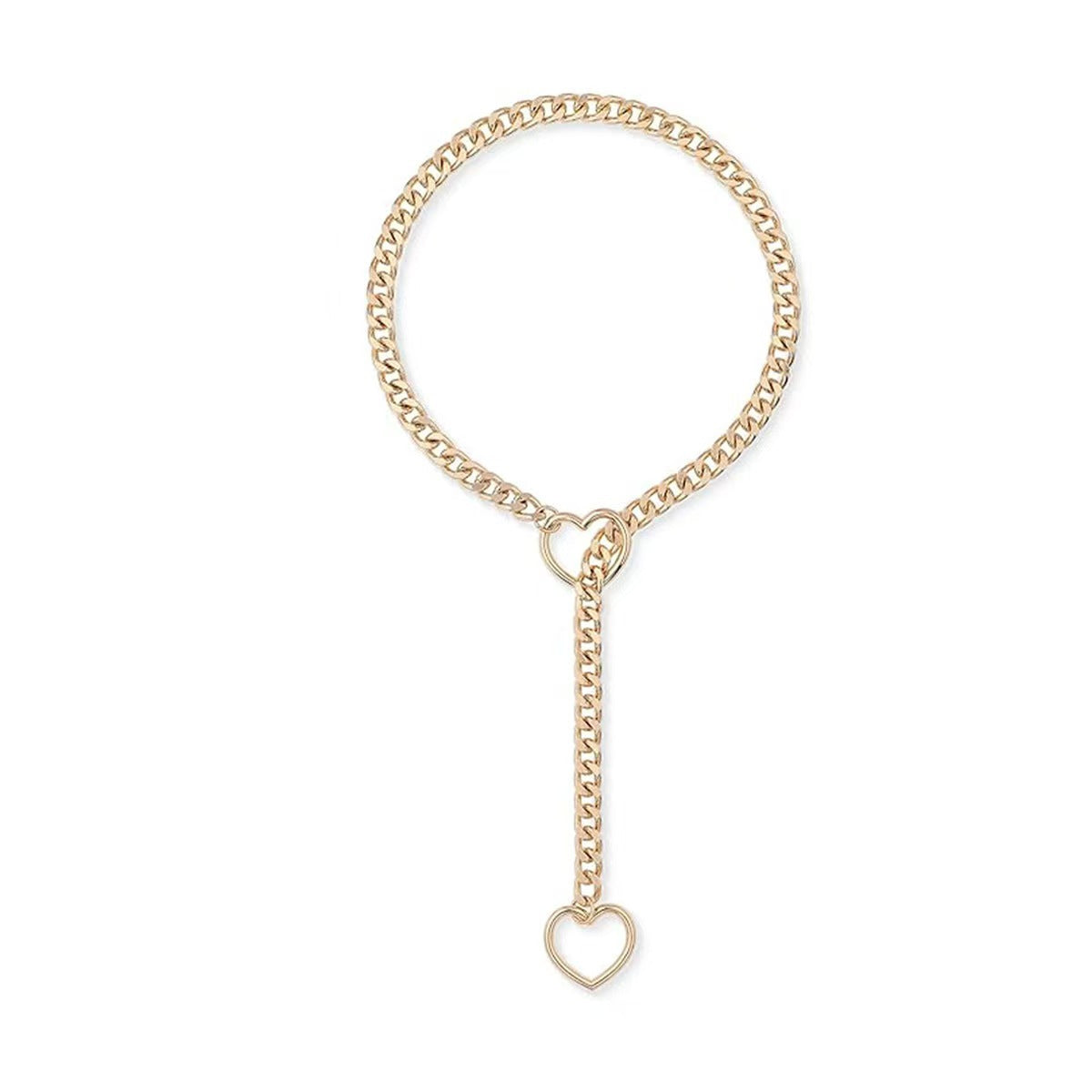 Metal chain necklace