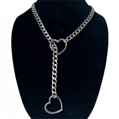 Metal chain necklace