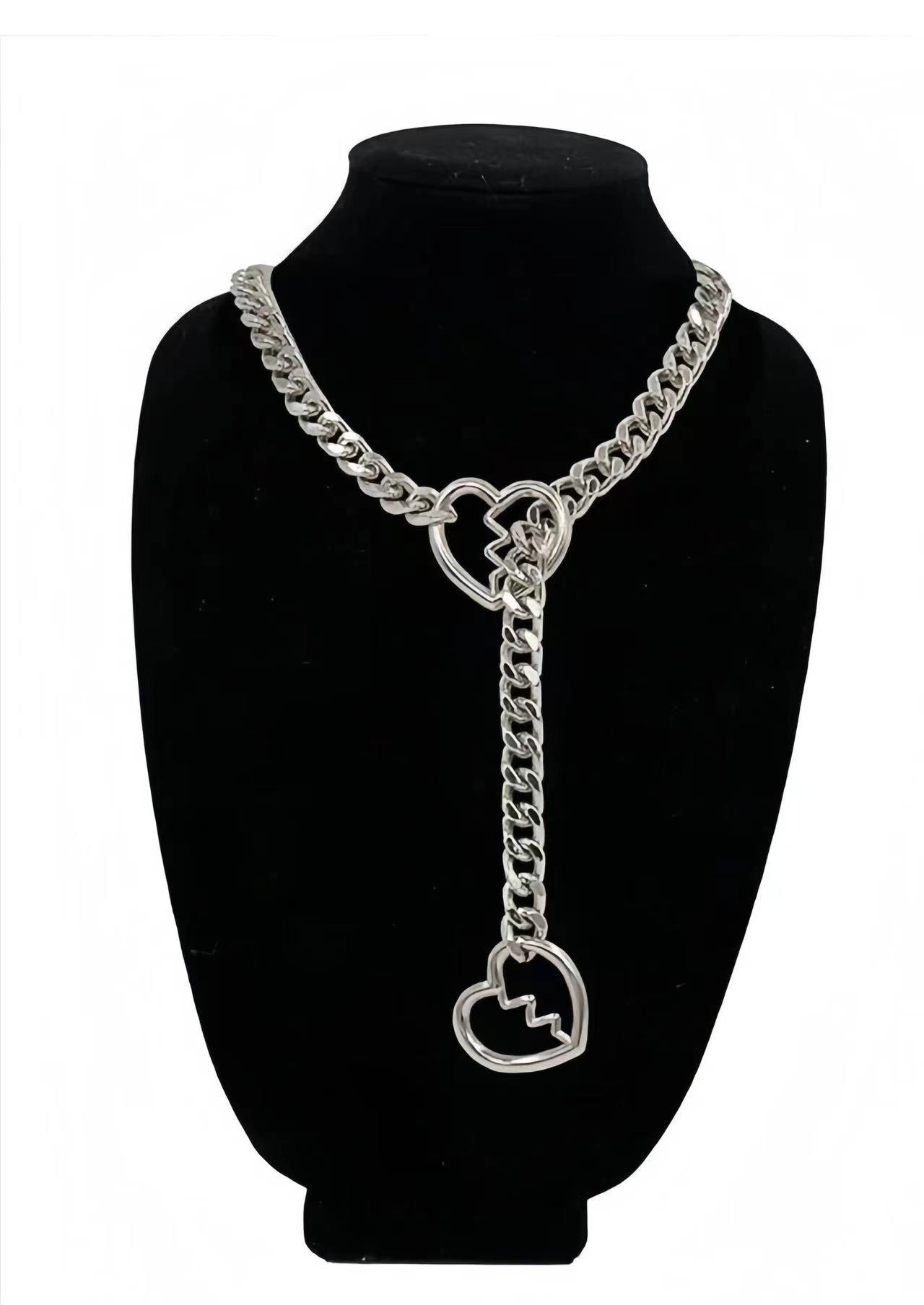 Metal chain necklace