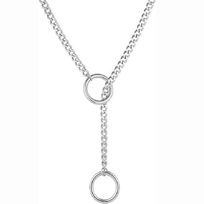 Metal chain necklace