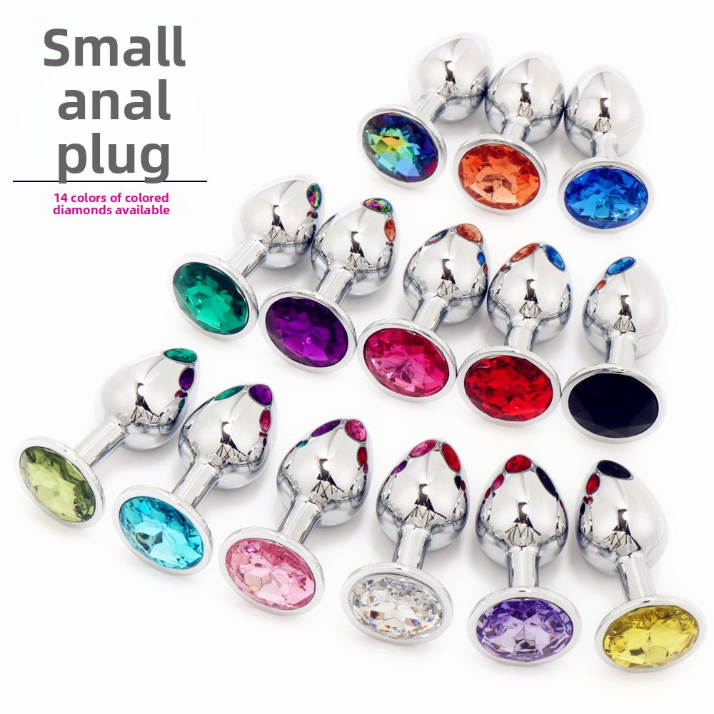 Metal circular anal plug
