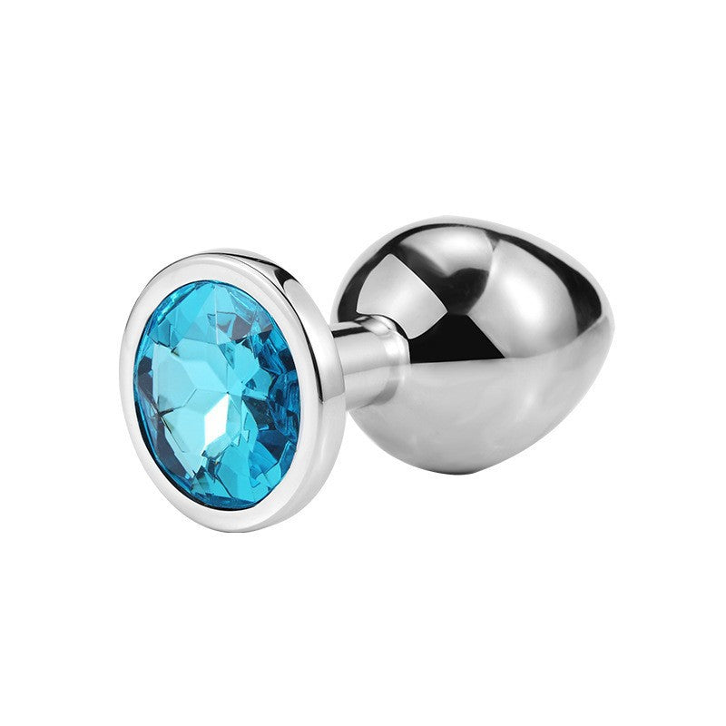 Metal circular anal plug
