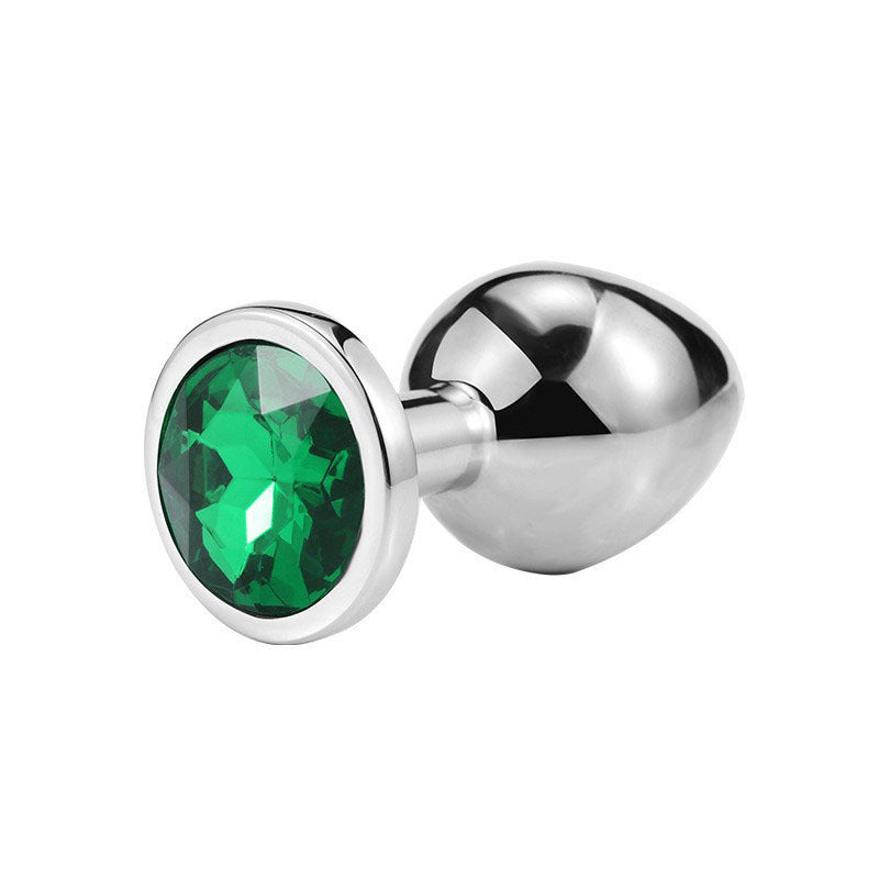 Metal circular anal plug