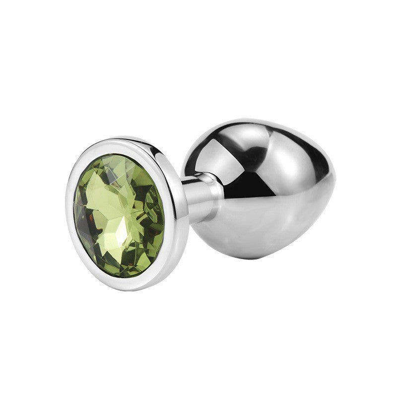 Metal circular anal plug
