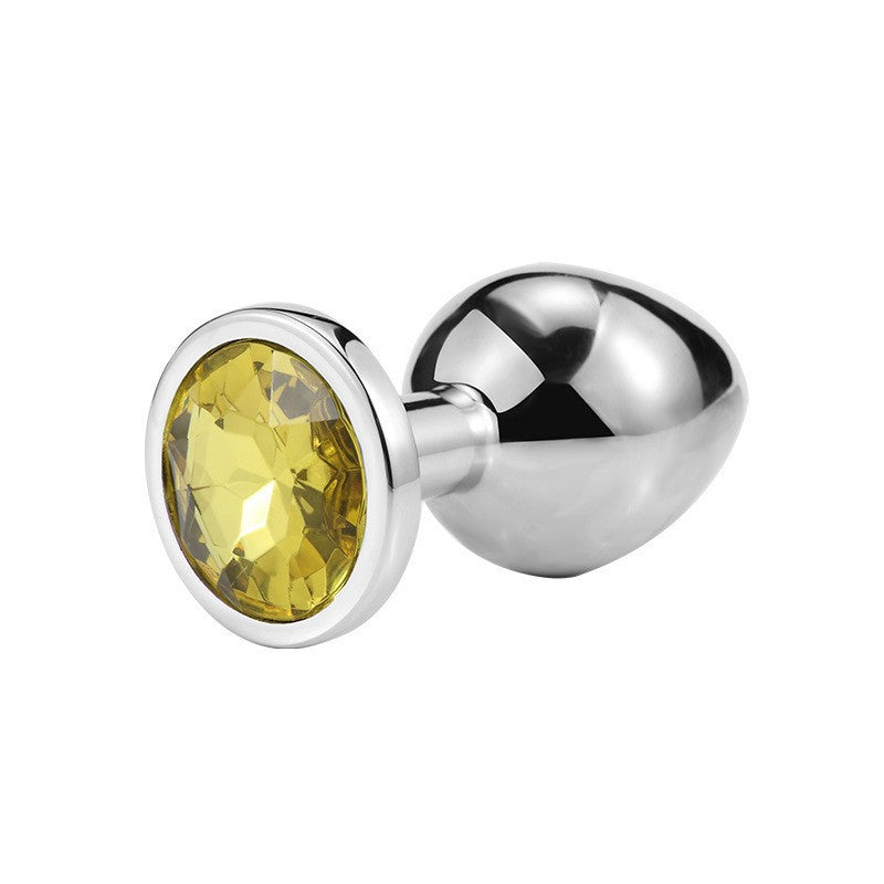 Metal circular anal plug