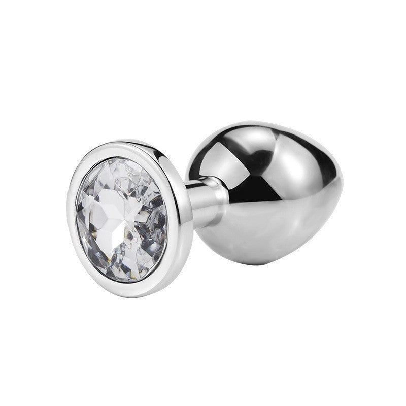 Metal circular anal plug
