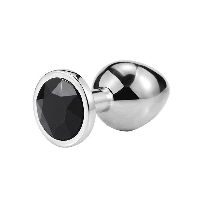 Metal circular anal plug