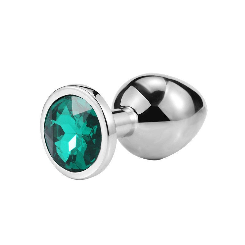 Metal circular anal plug