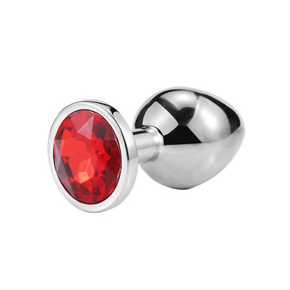 Metal circular anal plug