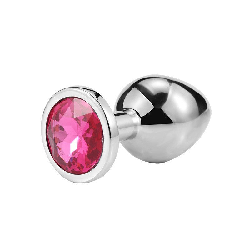 Metal circular anal plug