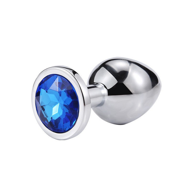 Metal circular anal plug