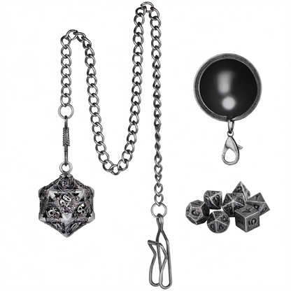 Metal Dice Necklace