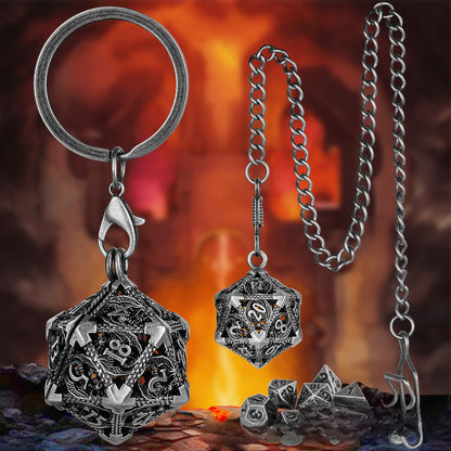 Metal Dice Necklace