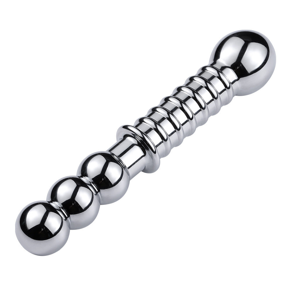 Metal double-headed anal plug