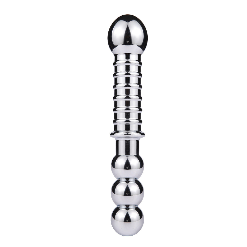 Metal double-headed anal plug
