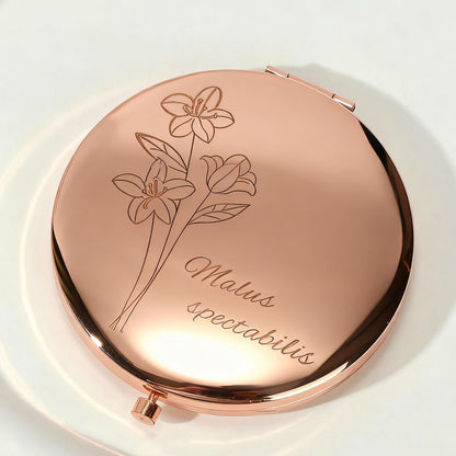 Metal Double-Sided Mirror Round Double-Sided