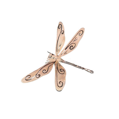 Metal Dragonfly Garden Statue