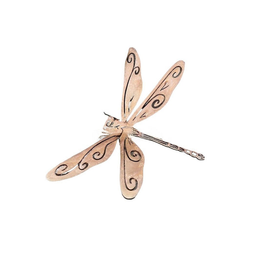 Metal Dragonfly Garden Statue