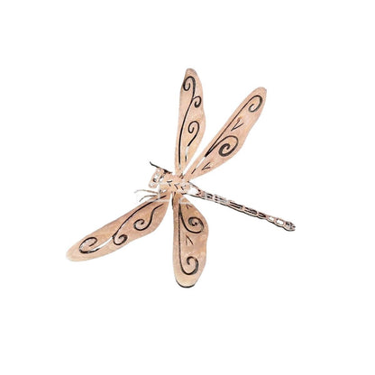 Metal Dragonfly Garden Statue