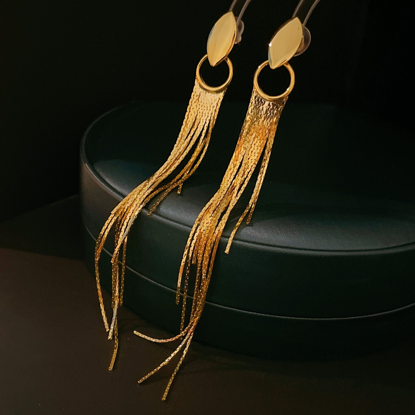 metal earrings
