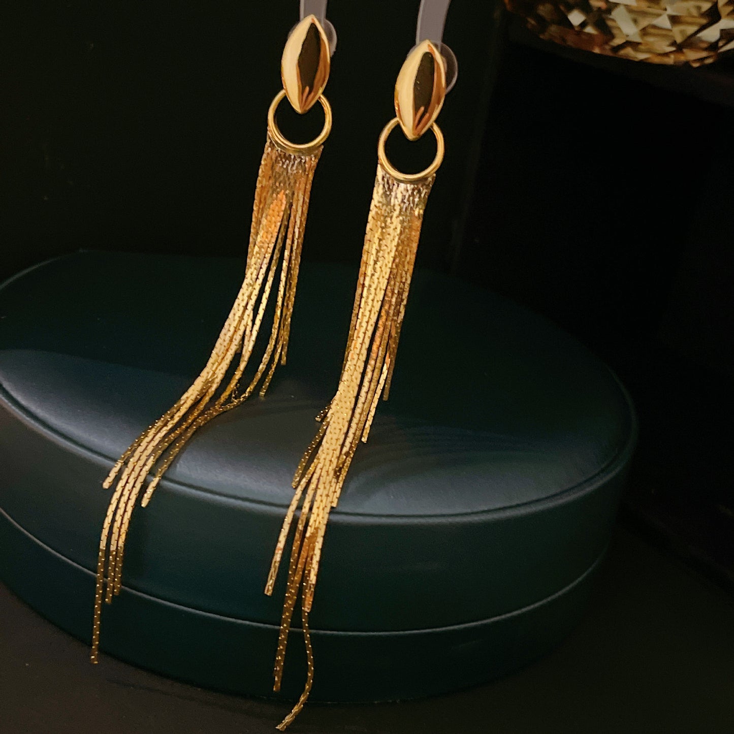 metal earrings