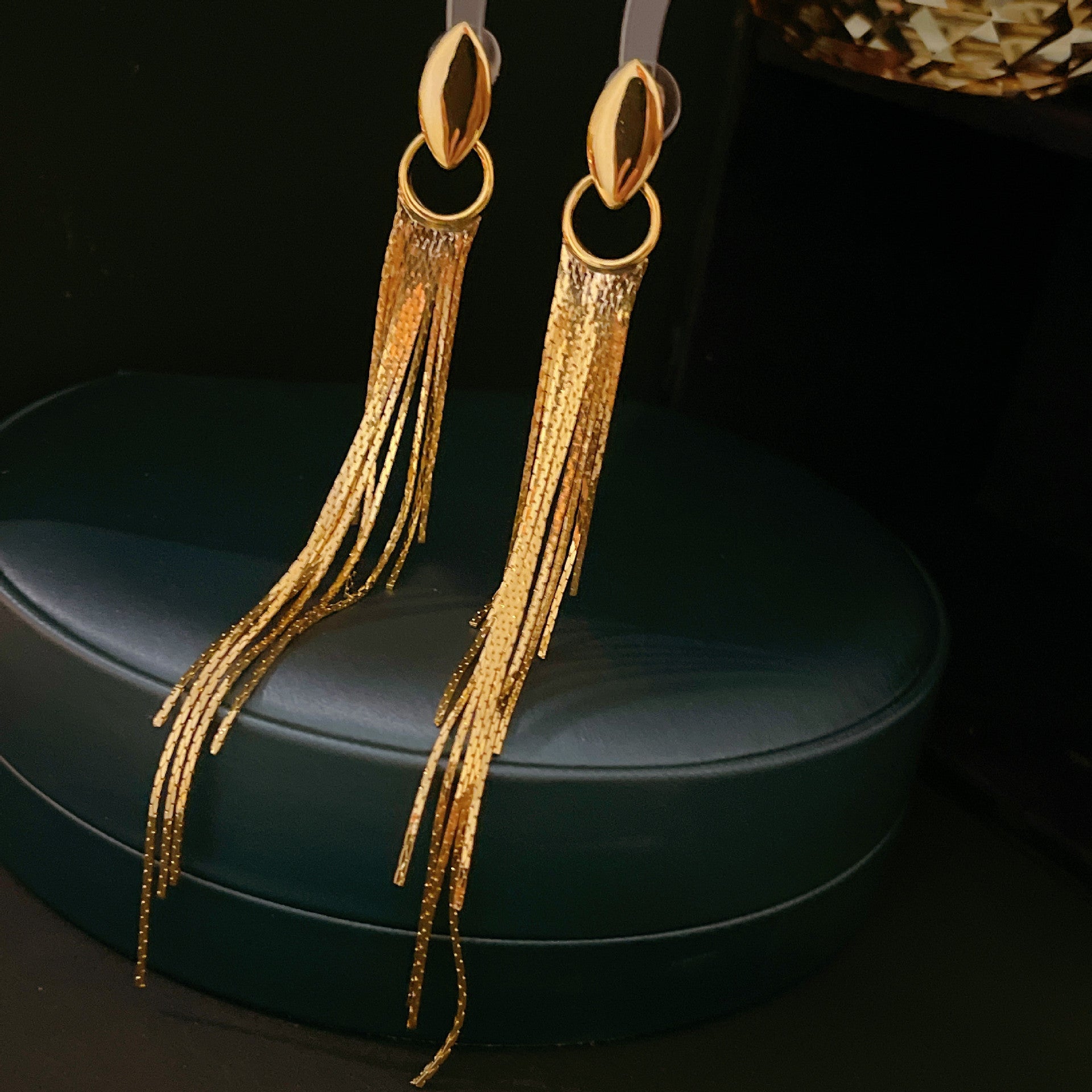metal earrings