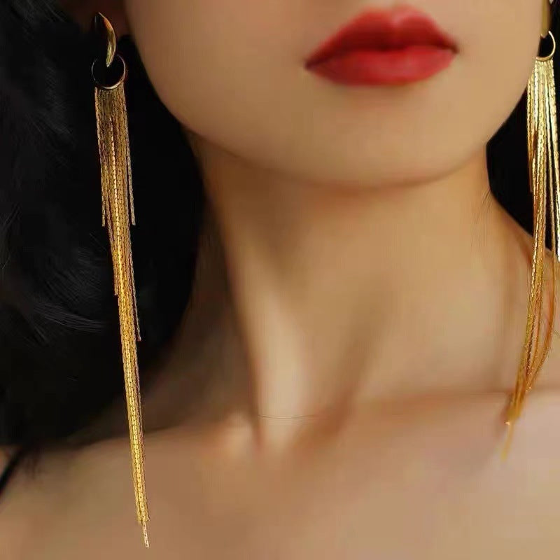 metal earrings
