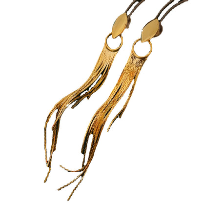 metal earrings