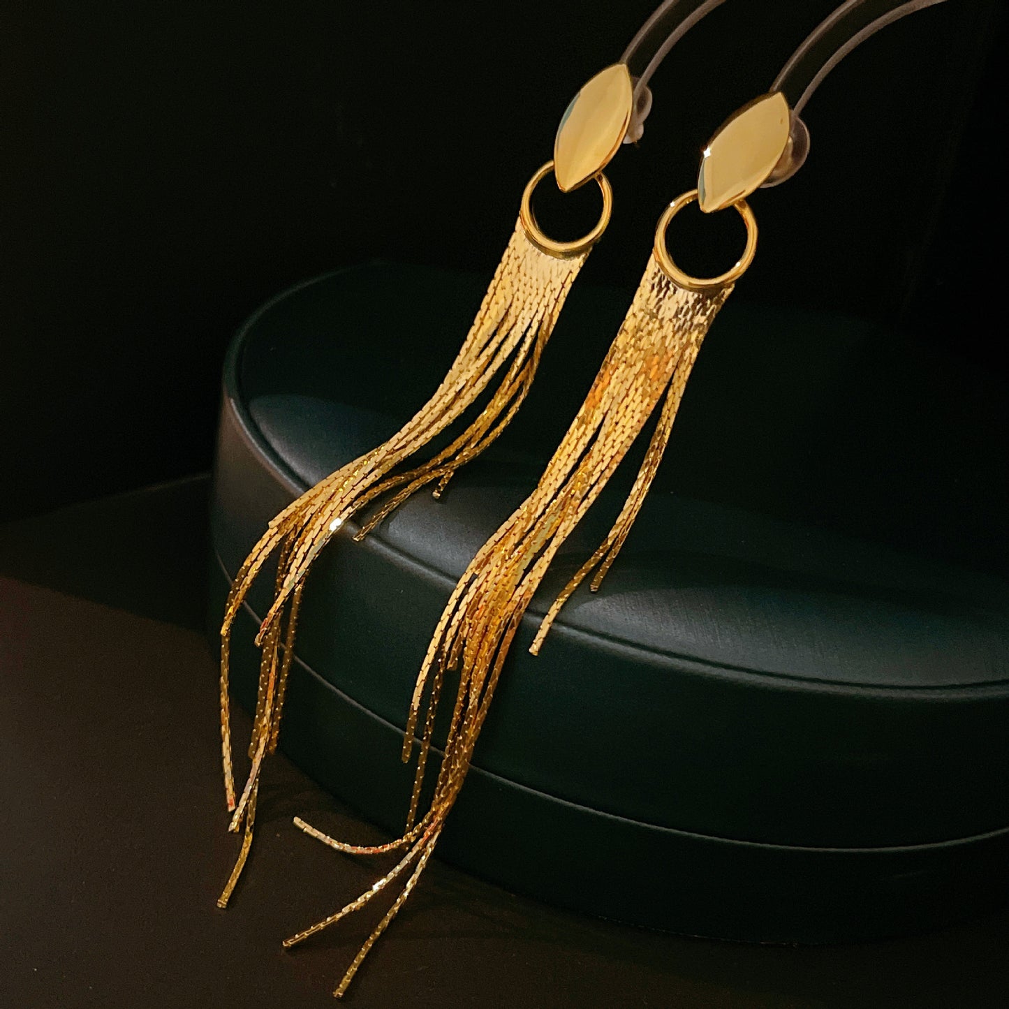 metal earrings