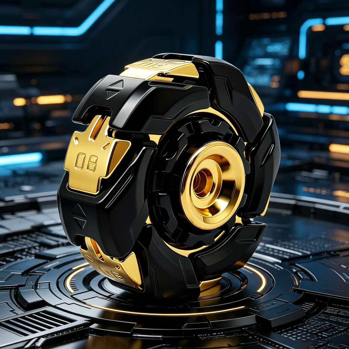 Metal Fidget Spinner Stress Relief Rotating Toy