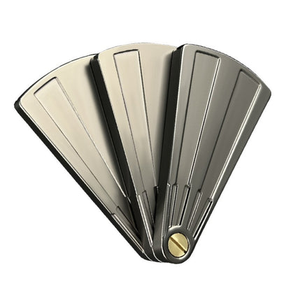 Metal Folding Fan Push Card