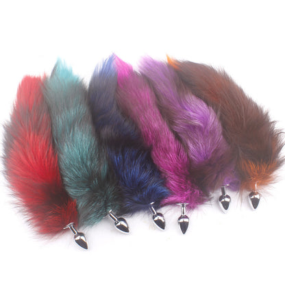 Metal Fox Tail Anal Plug