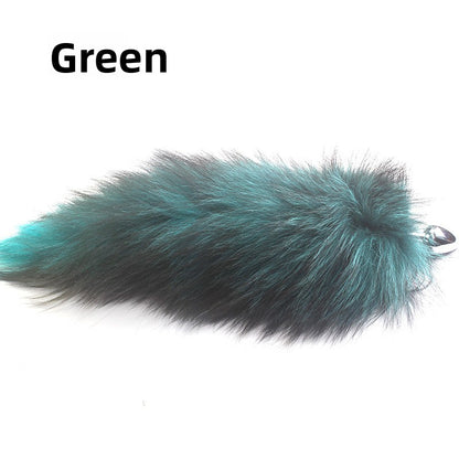 Metal Fox Tail Anal Plug