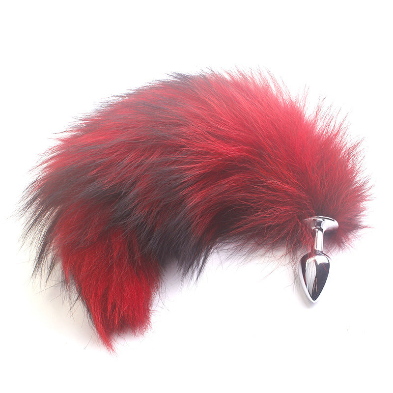 Metal Fox Tail Anal Plug