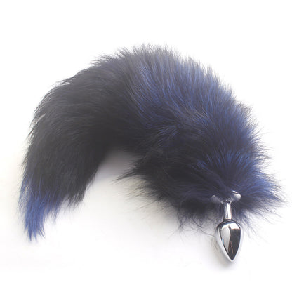 Metal Fox Tail Anal Plug