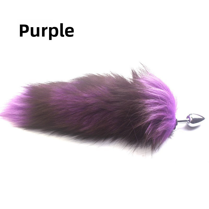 Metal Fox Tail Anal Plug