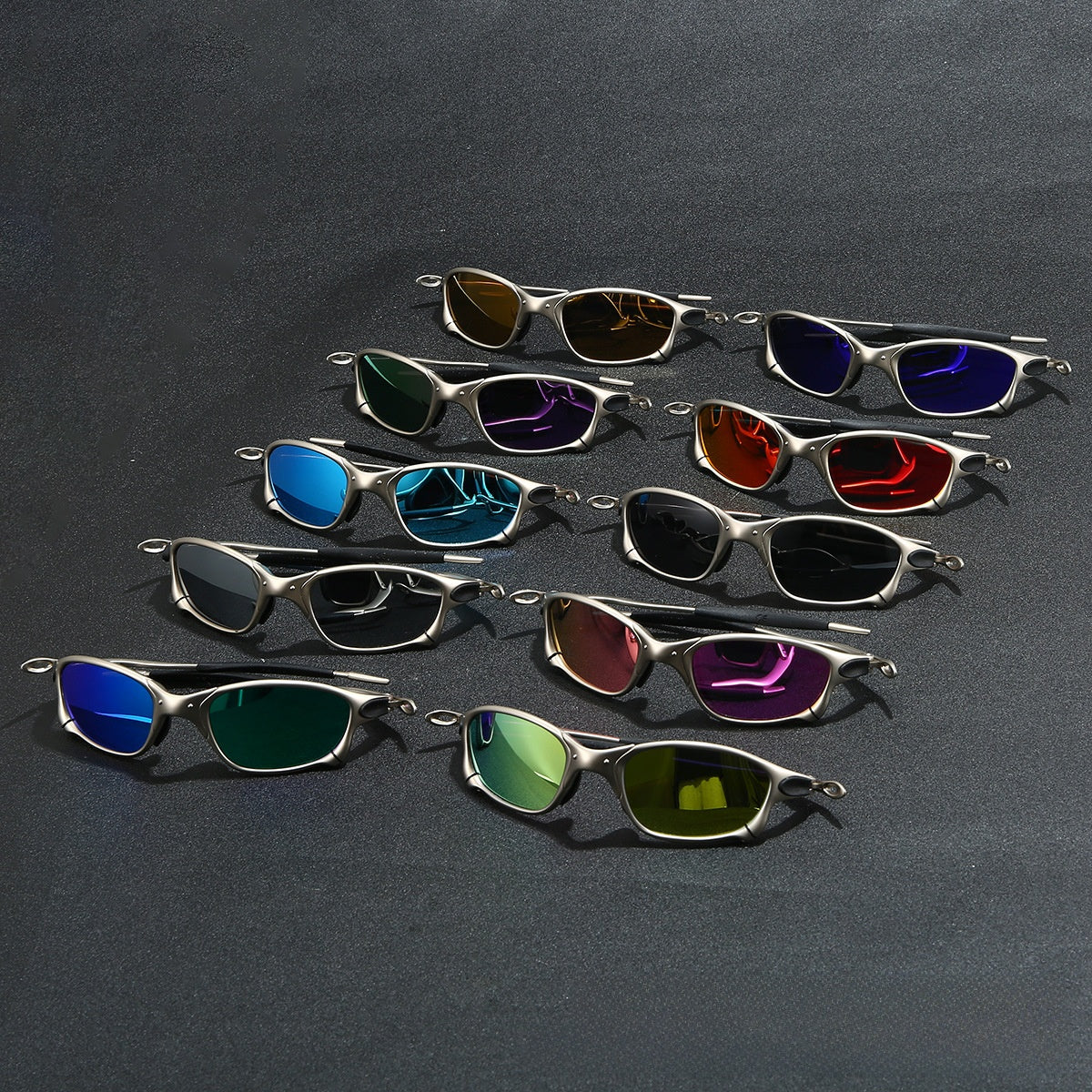 Metal Frame Polarized Sports Sunglasses