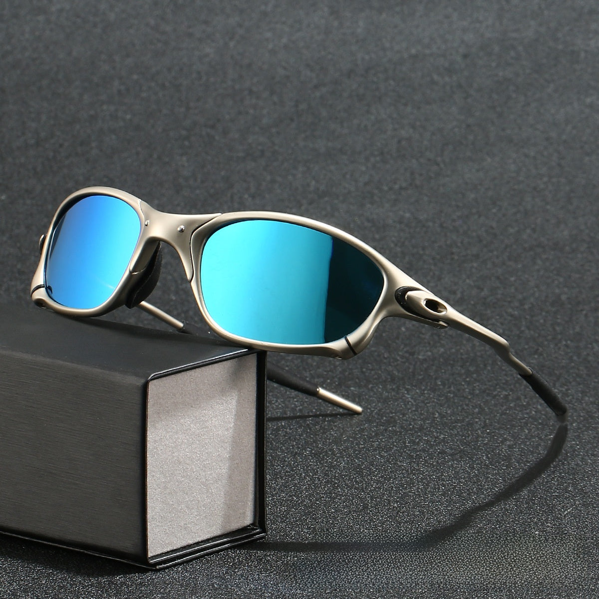 Metal Frame Polarized Sports Sunglasses