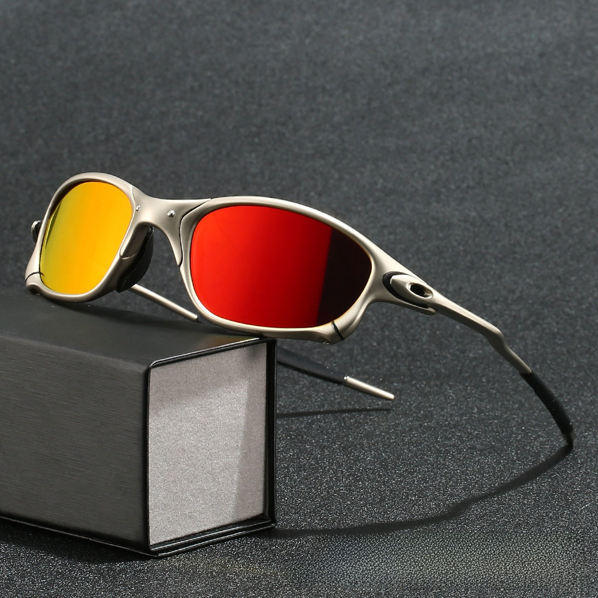Metal Frame Polarized Sports Sunglasses