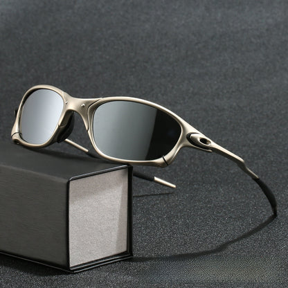 Metal Frame Polarized Sports Sunglasses