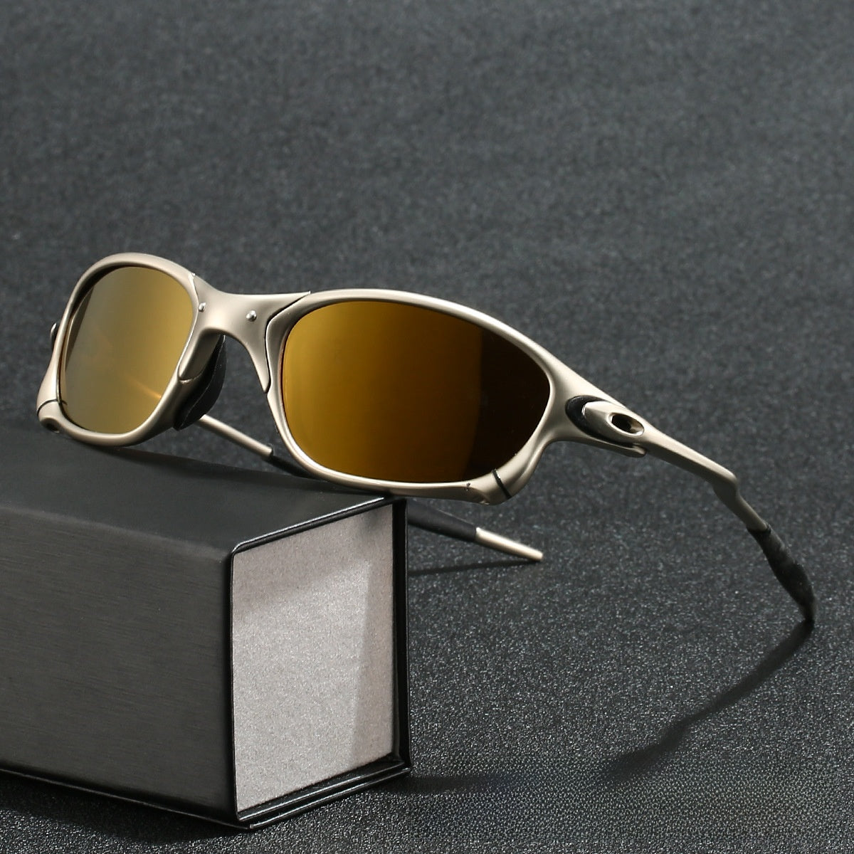 Metal Frame Polarized Sports Sunglasses