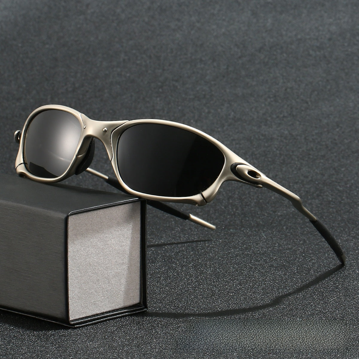 Metal Frame Polarized Sports Sunglasses