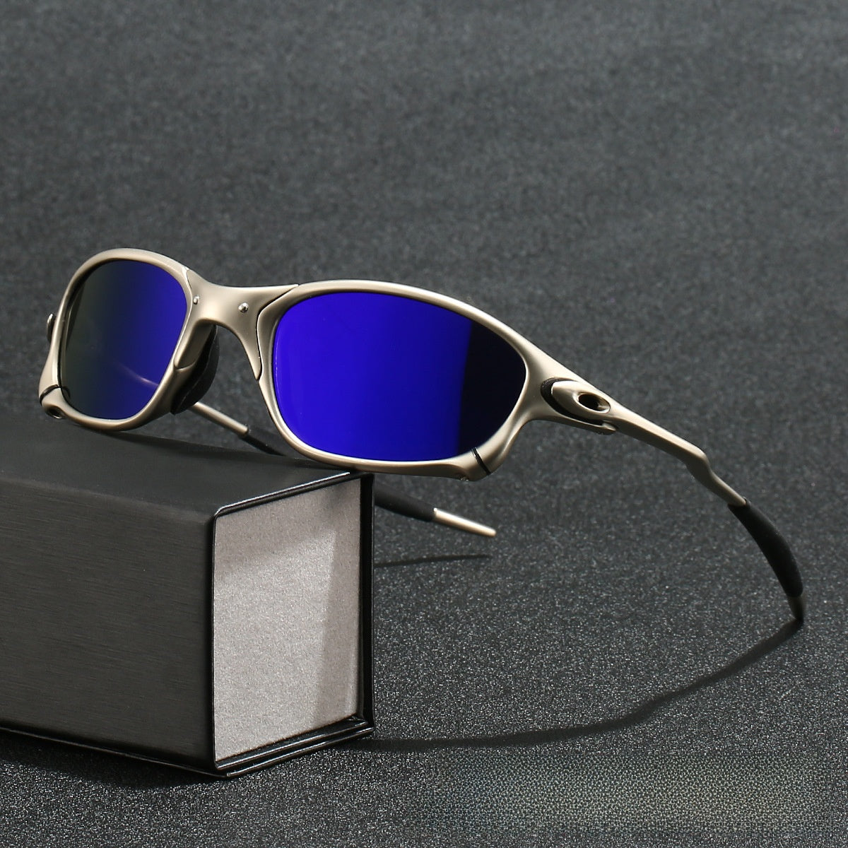 Metal Frame Polarized Sports Sunglasses