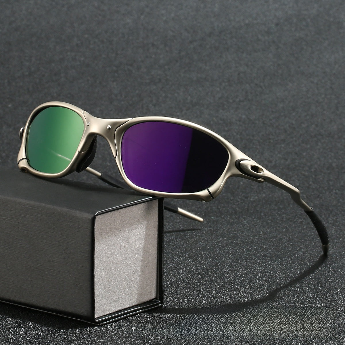 Metal Frame Polarized Sports Sunglasses
