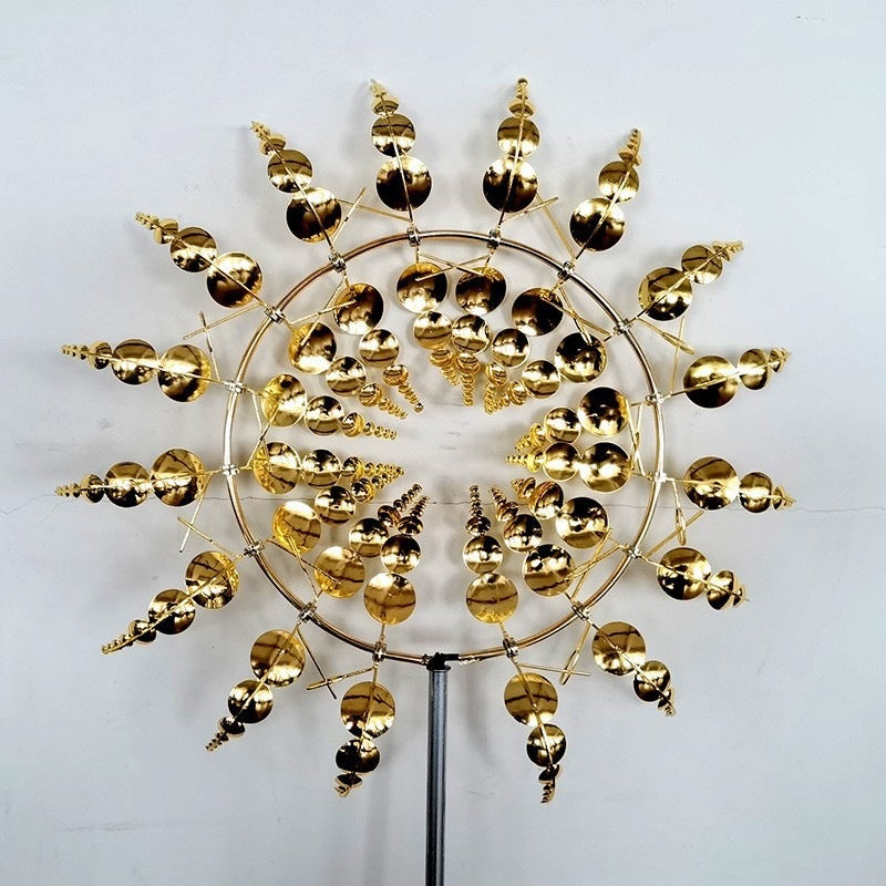 Metal Garden Windmill Decor