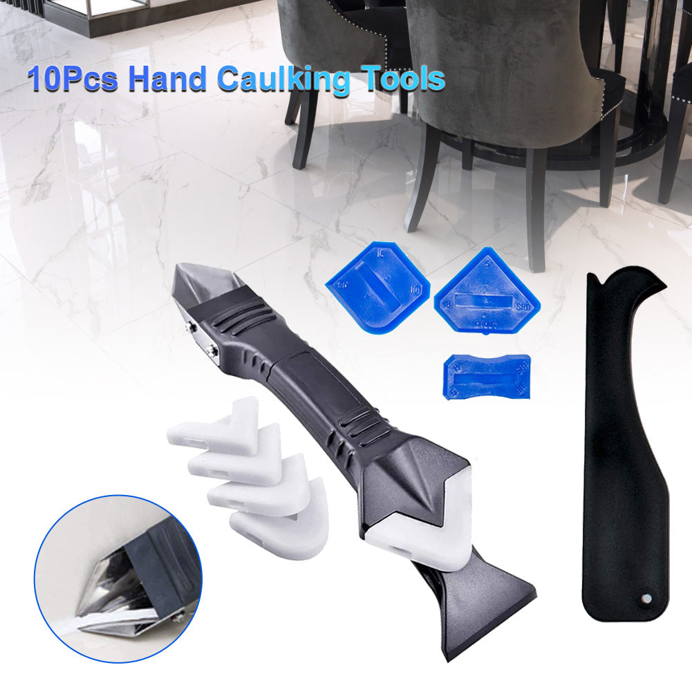 Metal Head 3-in-1 Glue Scraper Caulking Tool Kit